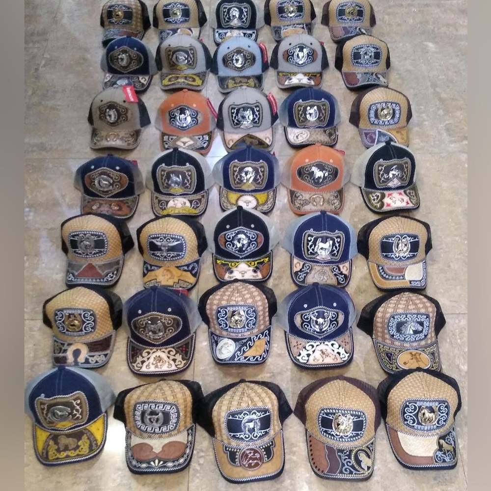 Mexican Caps , hand embroidered !